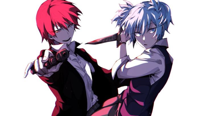 Assassination Classroom Png Free Download (white, salmon, black)