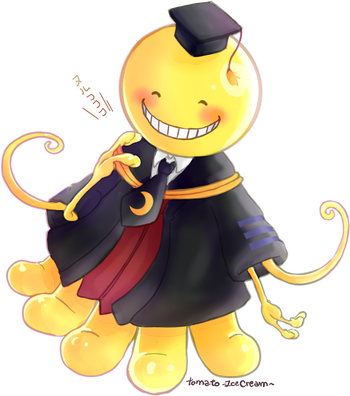 Assassination Classroom Png Photos (black, yellow)