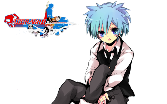 Assassination Classroom Png Transparent Image (white, black, gray, indigo)