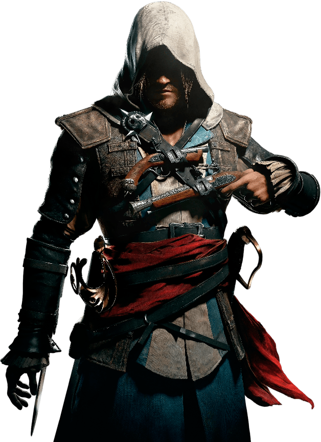 Assassins Creed Transparent Background (black)