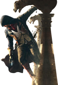 Assassins Creed Unity Png Image (black)