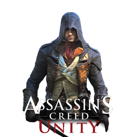 Assassins Creed Unity Png Photo (white, black)