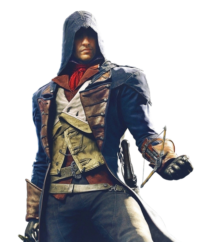 Assassins Creed Unity Png Picture (white, black)