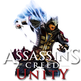 Assassins Creed Unity Png Transparent Image (white, black, gray, indigo)