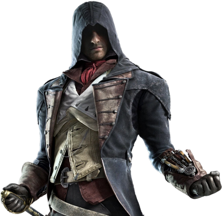 Assassins Creed Unity Transparent Background (black)