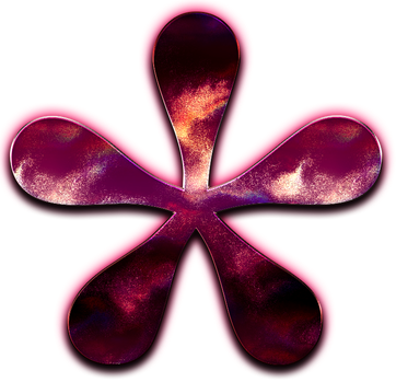 Asterisk Png Image (black, red)