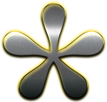 Asterisk Png Transparent Image (black, gray, gold)