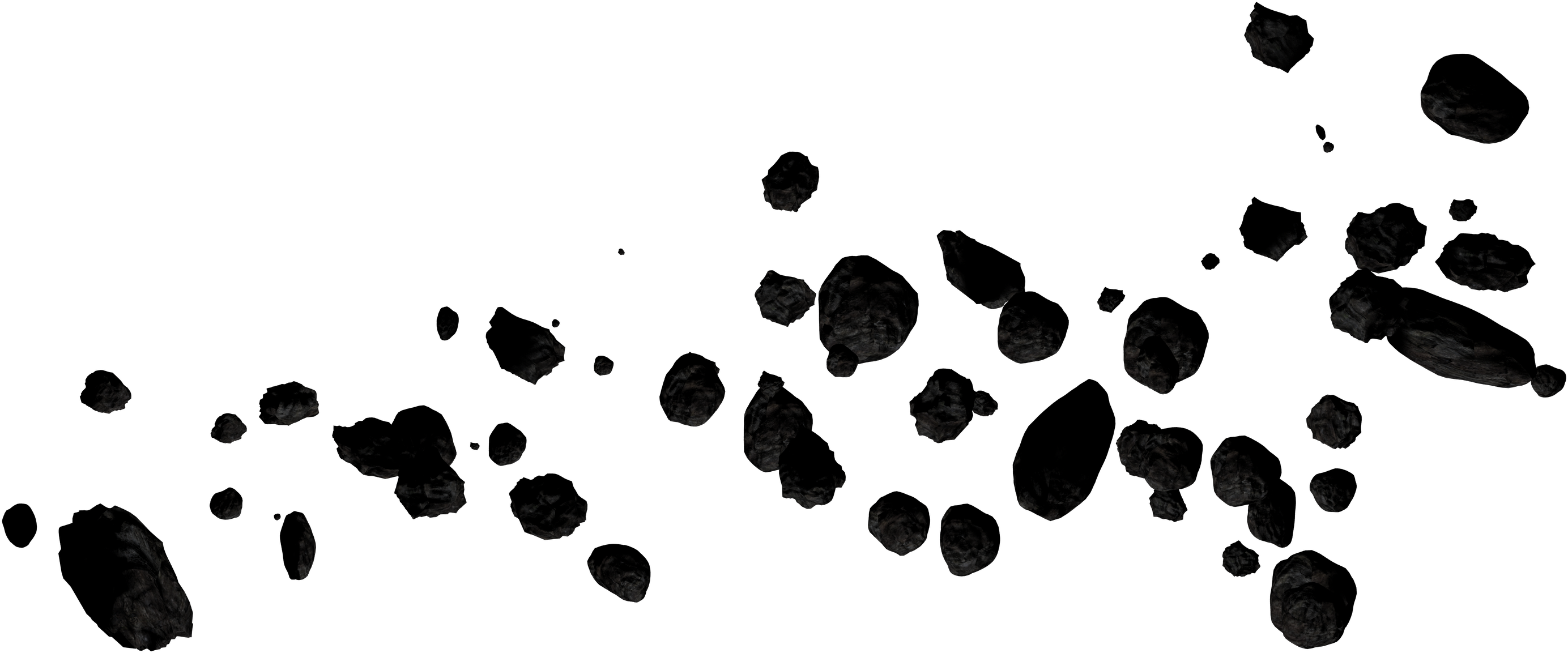 Asteroid Meteor Png Pic (black)