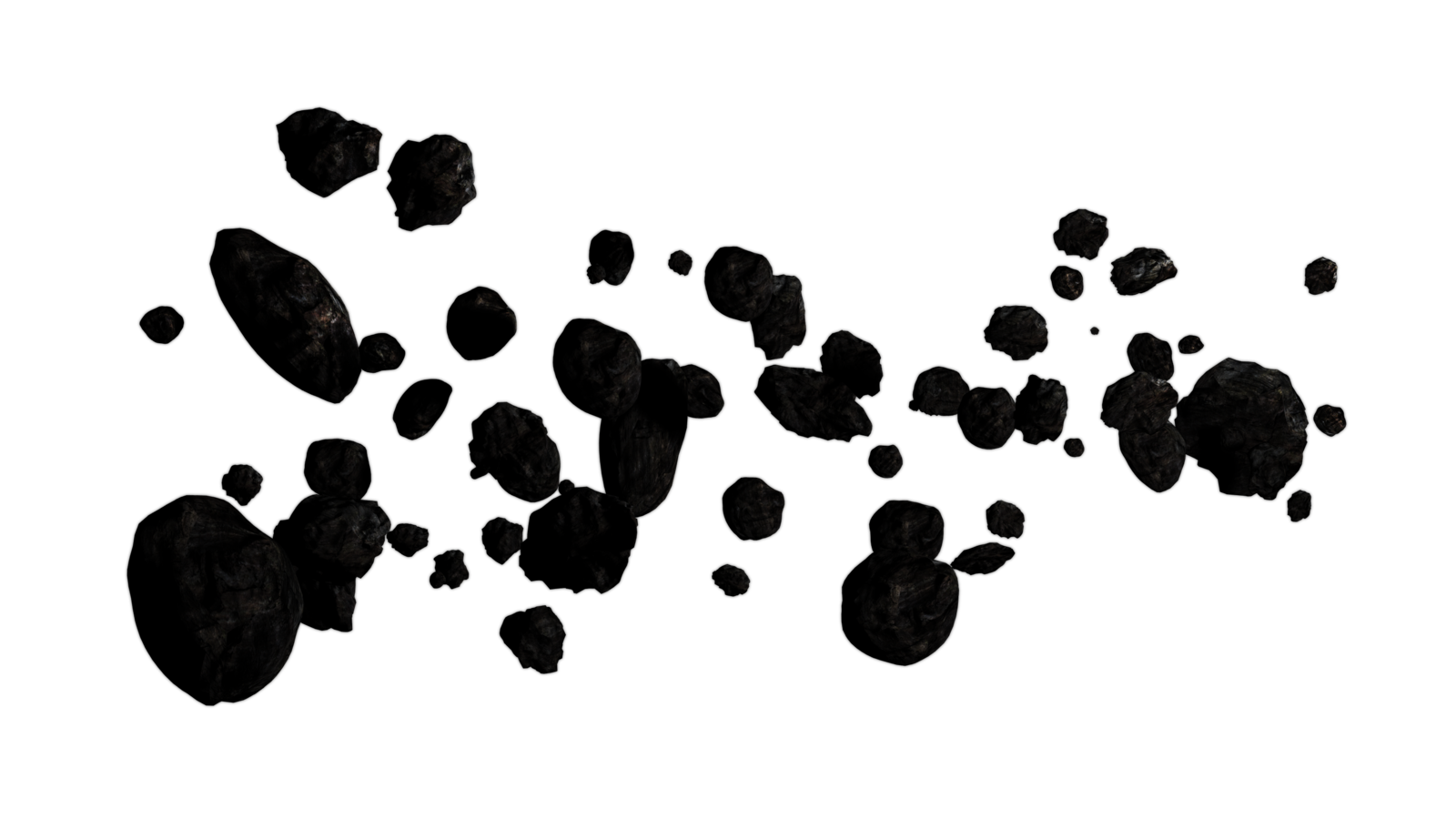 Asteroid Png Picture (black)