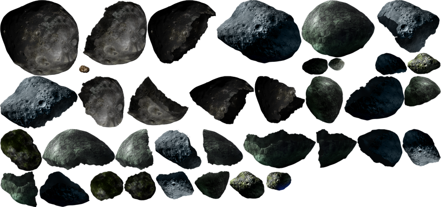 Asteroid Transparent (black)