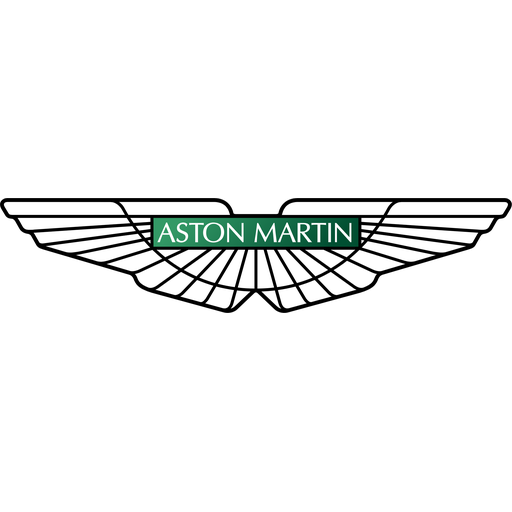 Aston Martin Logo Png Photo (white, green, black, silver)