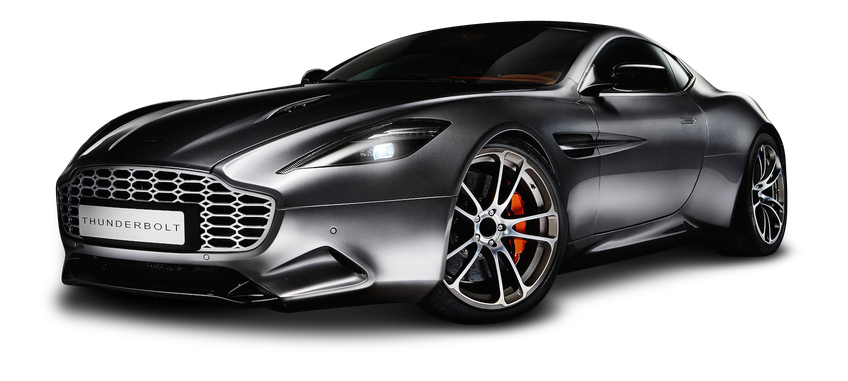 Aston Martin Silver Png Pic (black)