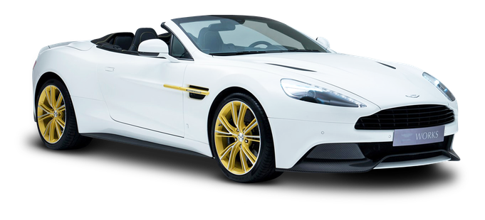 Aston Martin Vanquish Png File (lavender, black)