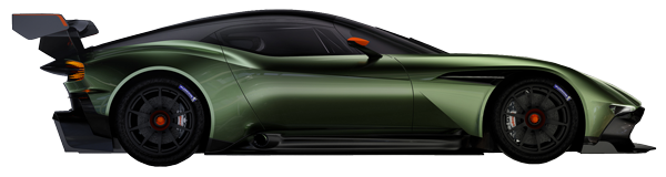 Aston Martin Vulcan Png Clipart (white, black)