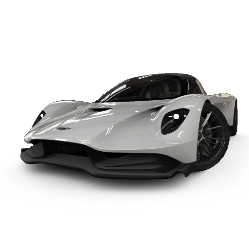 Aston Martin Vulcan Png File (black, silver)