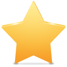 Estrella Png Images (gold, black, salmon, orange)