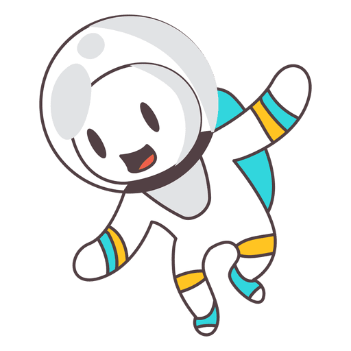 Astronaut Cartoon Png File (indigo, white, lavender, greenish blue, gray)