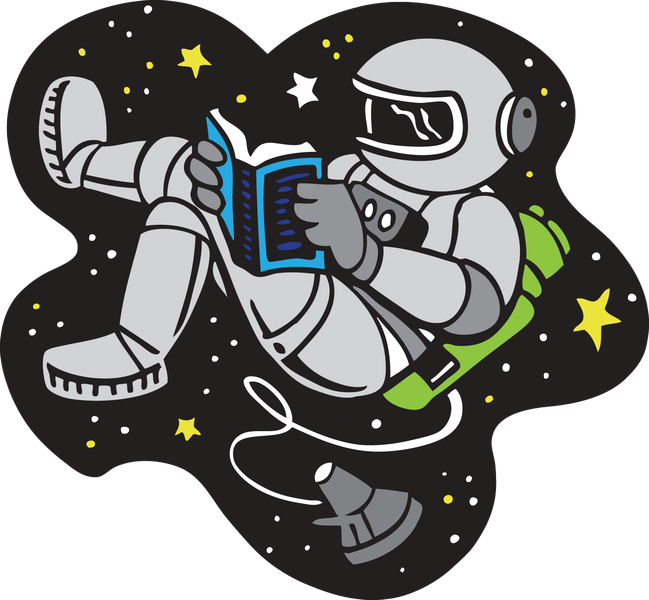 Astronaut Cartoon Png Picture (lavender, black, silver)