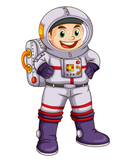 Astronaut Cartoon Transparent Png (lavender, black, gray, silver)