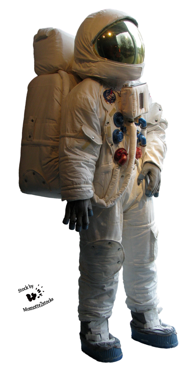 Astronaut Png Photo (black, white)