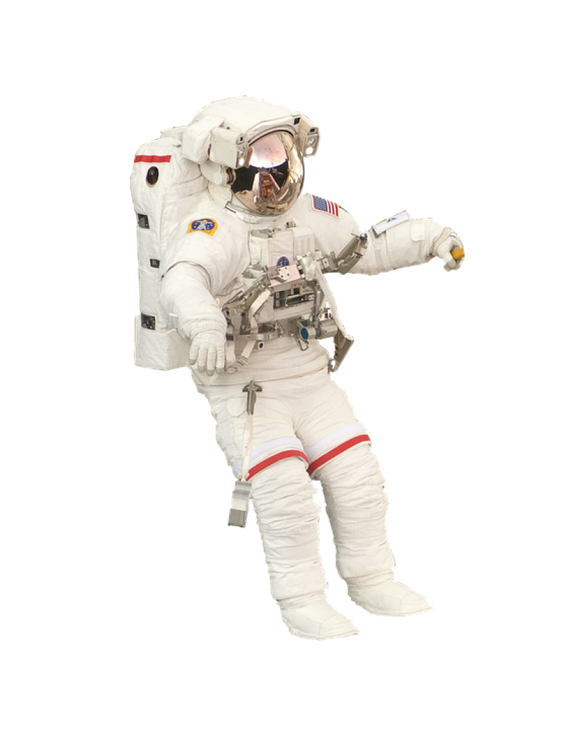 Astronaut Space Png File Download Free (beige, black, white)