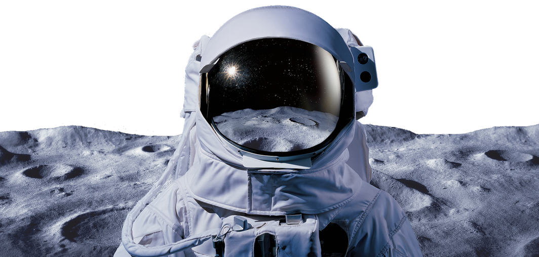 Astronaut Space Png Image Hd (black, gray, silver)