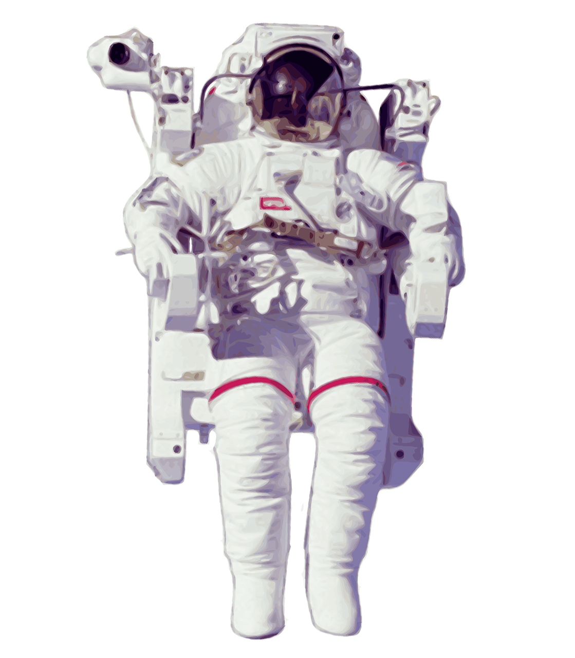 Astronaut Space Png Photo (beige, white)