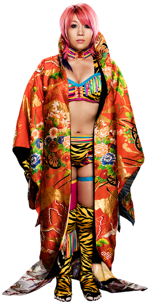 Asuka Wrestler Png File (black)