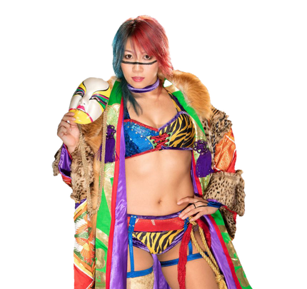 Asuka Wrestler Transparent Png (salmon, pink, black)