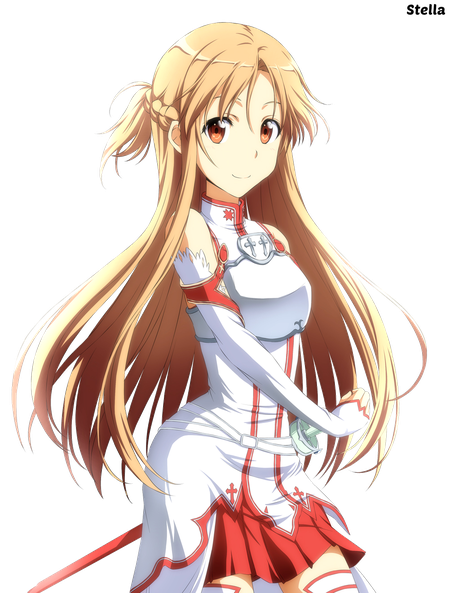 Asuna Png Transparent Image (white, beige, black, chocolate)