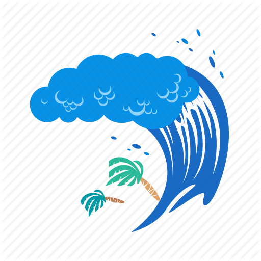 Tsunami Png Clipart (teal, indigo, black)