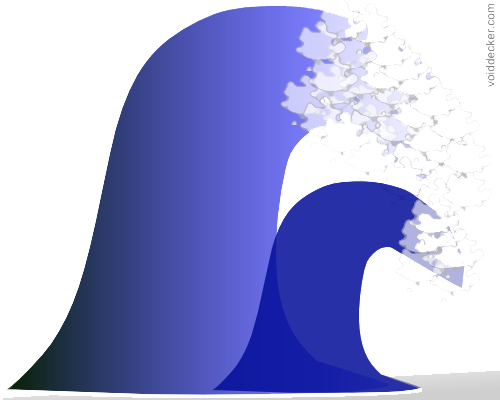 Tsunami Png File (indigo, gray, white)