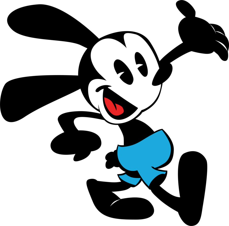 Oswald The Lucky Rabbit Png Free Download (white, greenish blue, black)