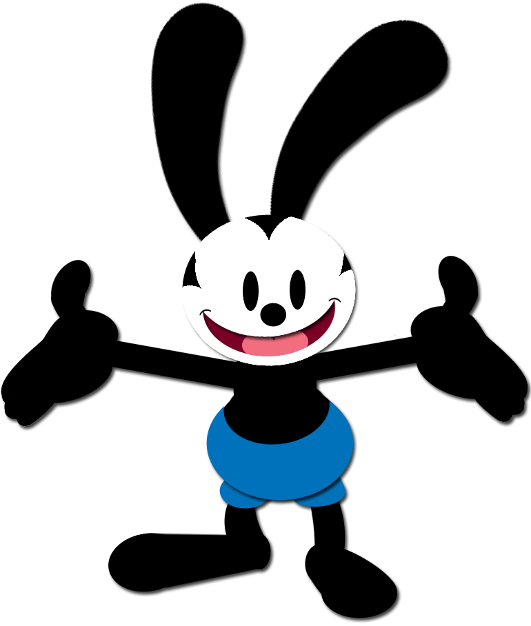 Oswald The Lucky Rabbit Png Hd (gray, silver, black, teal, white)