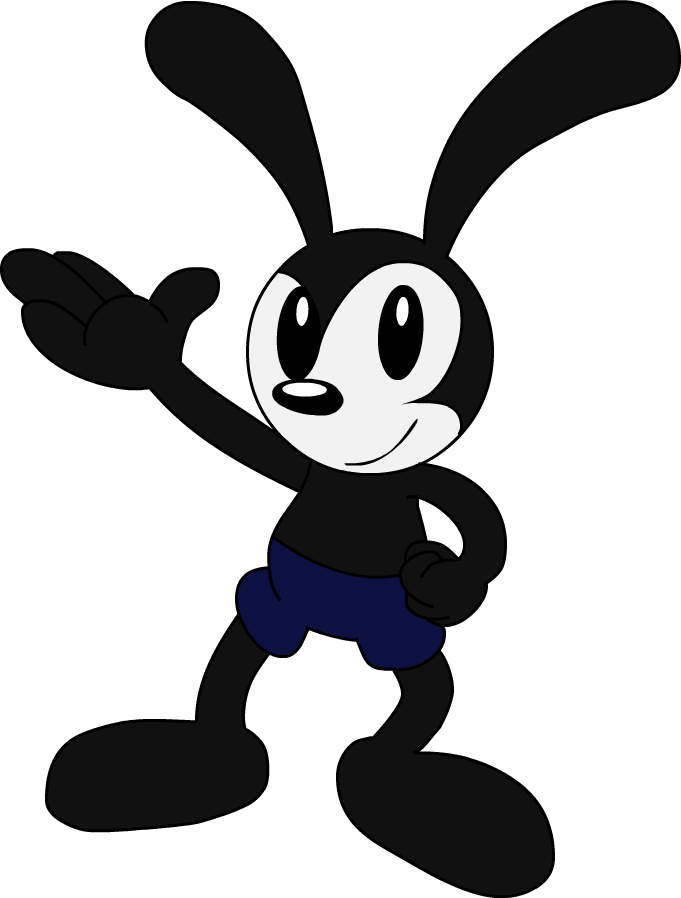 Oswald The Lucky Rabbit Png Picture (lavender, navy, black)