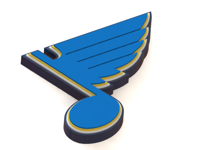 St. Louis Blues Png Hd (white, teal)