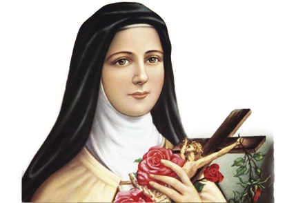 St.Therese Of The Child Jesus Png Photos (white, black)