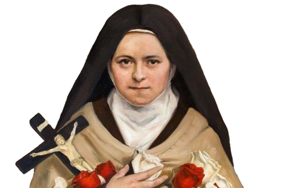 St.Therese Of The Child Jesus Png Pic (black)