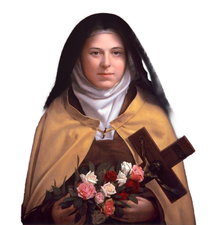 St.Therese Of The Child Jesus Transparent Images Png (black)