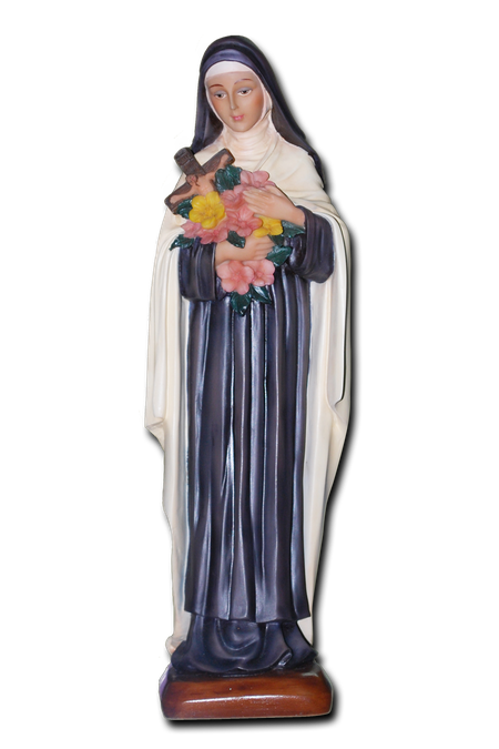 St.Therese Of The Child Jesus Png Photo (beige, black)