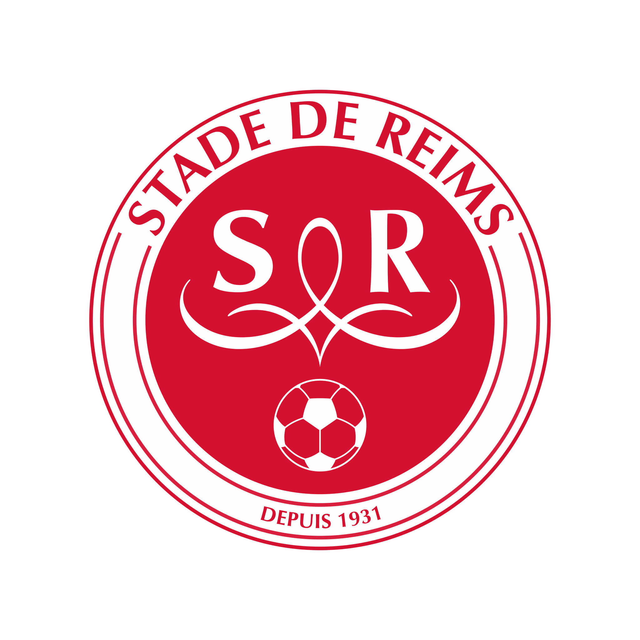 Stade De Reims Png (white, black, red)