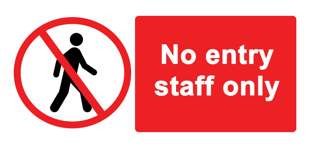 Staff Only Png (chocolate, white, black, red, pink)