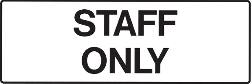 Staff Only Sign Png Free Download (lavender, gray, white)