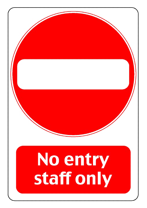 Staff Only Sign Png Hd Image (lavender, red, white, silver)