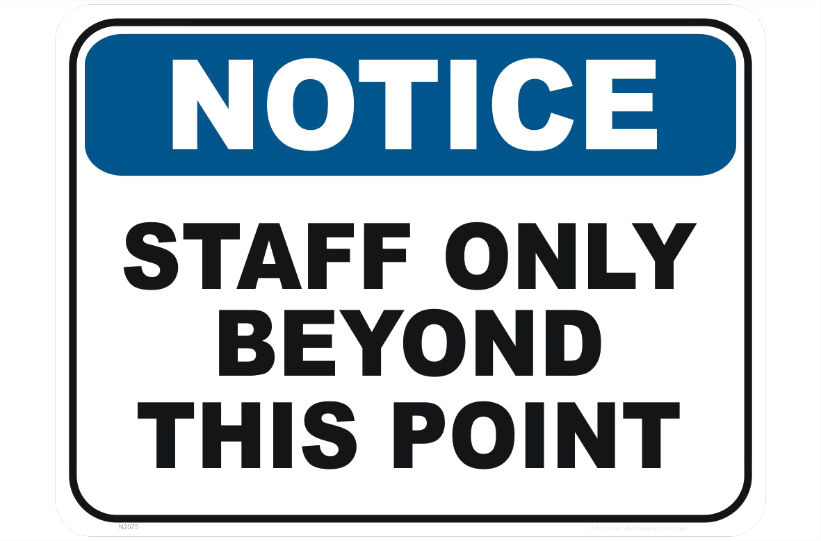 Staff Only Sign Png Pic (teal, gray, white, silver)