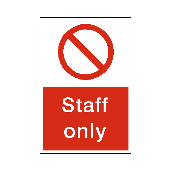 Staff Only Transparent (chocolate, white, lavender, red, silver)