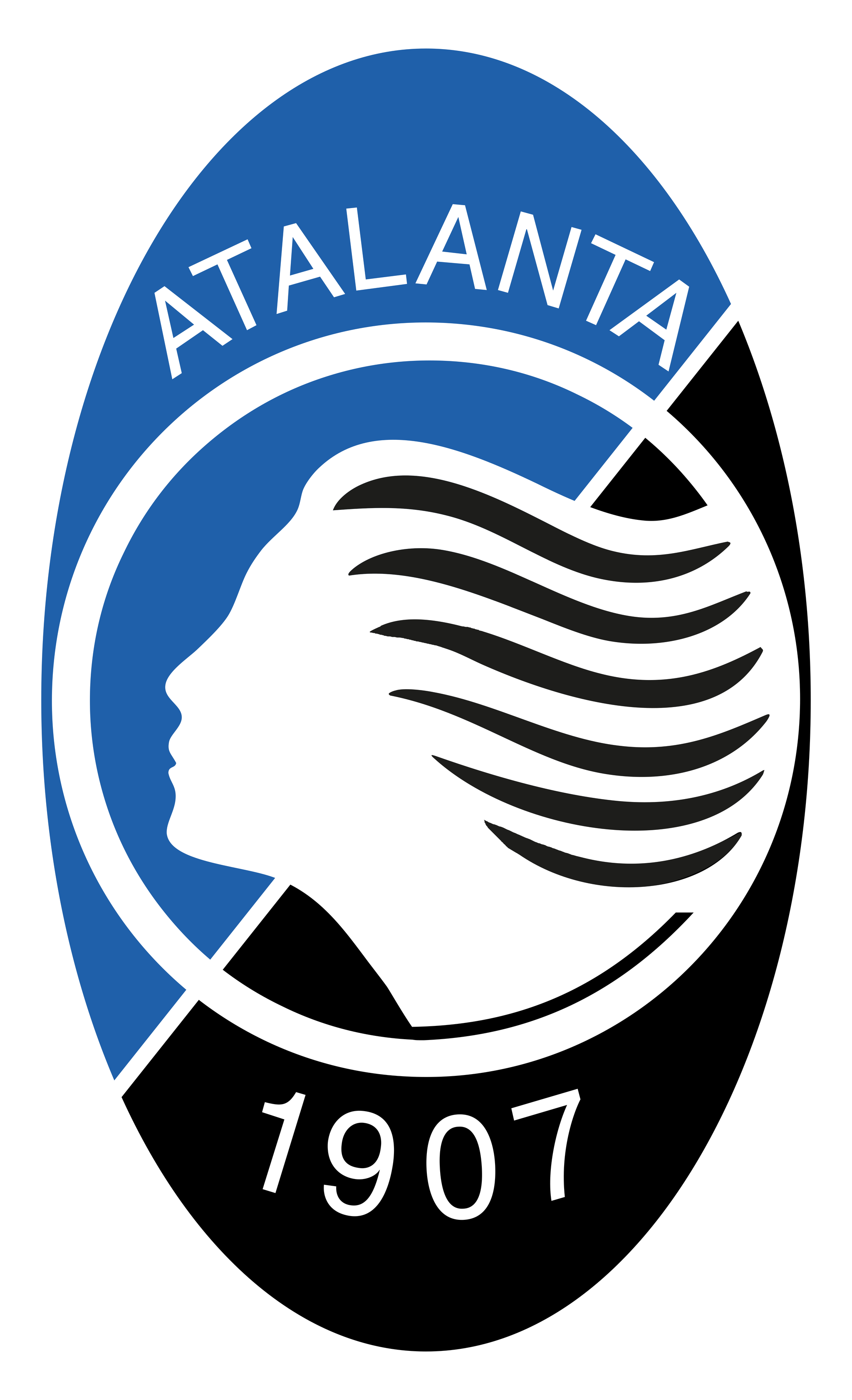 Atalanta B.C Png Hd (white, black, teal)