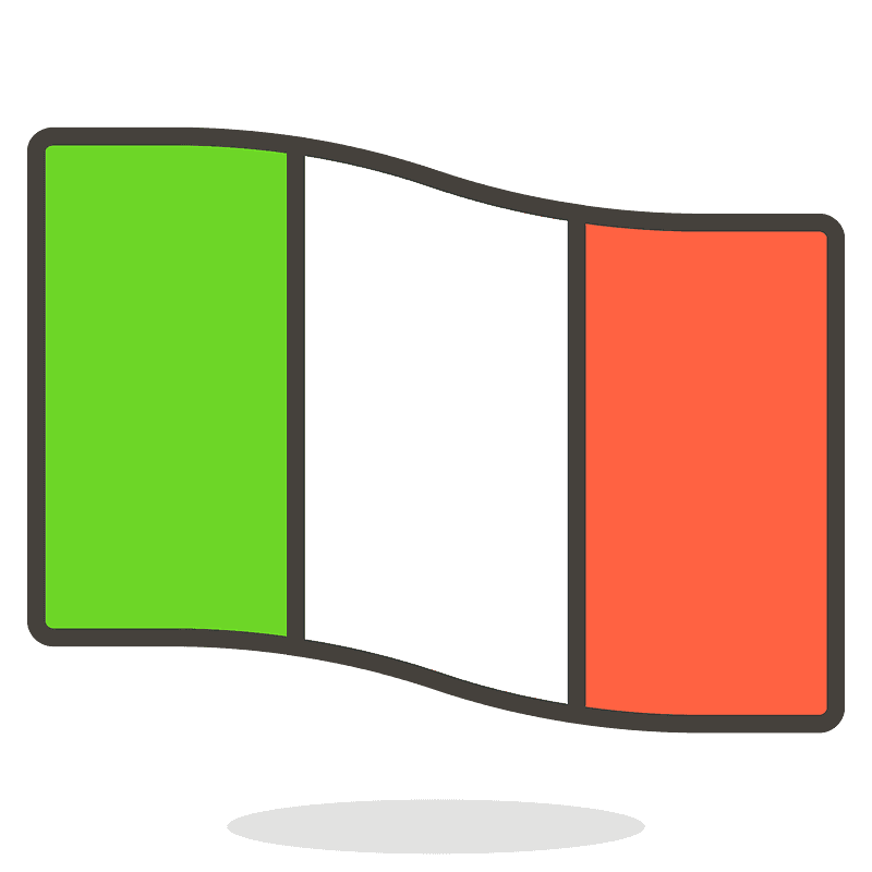 Italy Flag Png File (gray, olive, salmon, white, indigo)