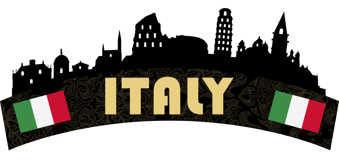 Italy Transparent Background (white, black)