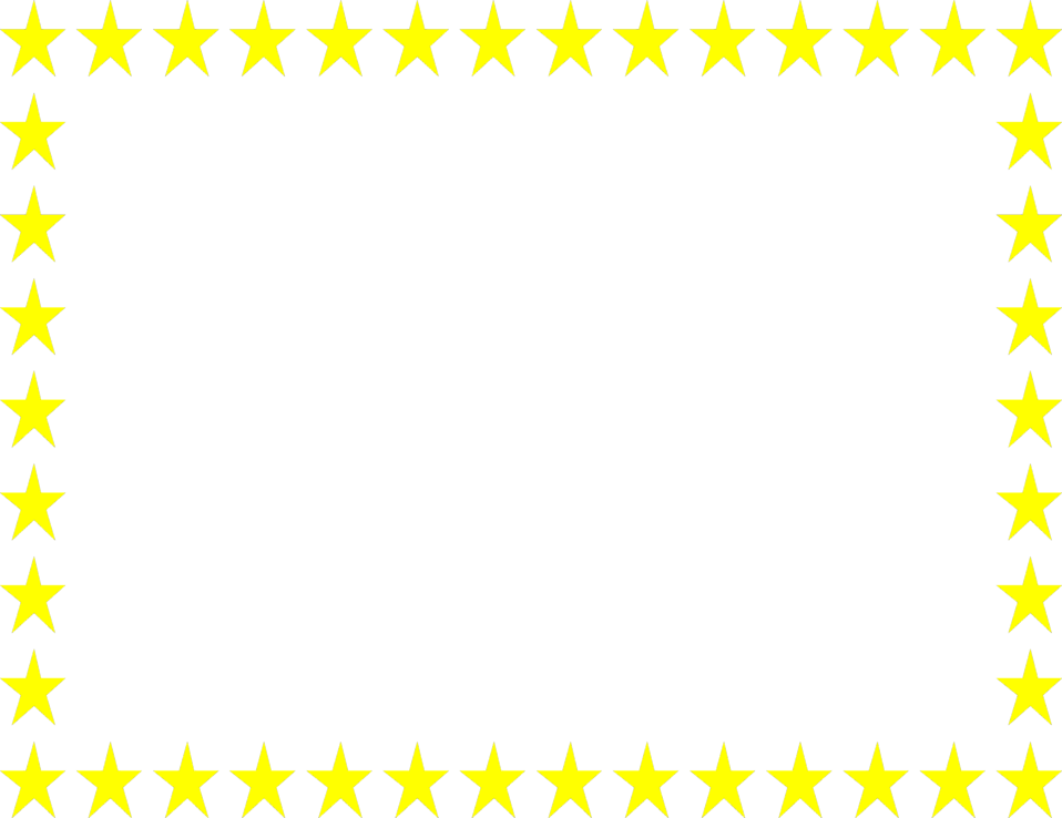 Star Frame Png Hd Isolated (yellow, black)